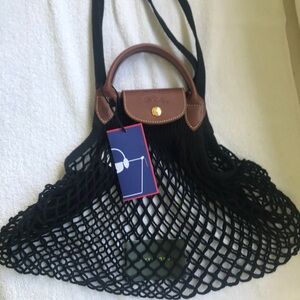 Longchamp Le Pilage knit bag